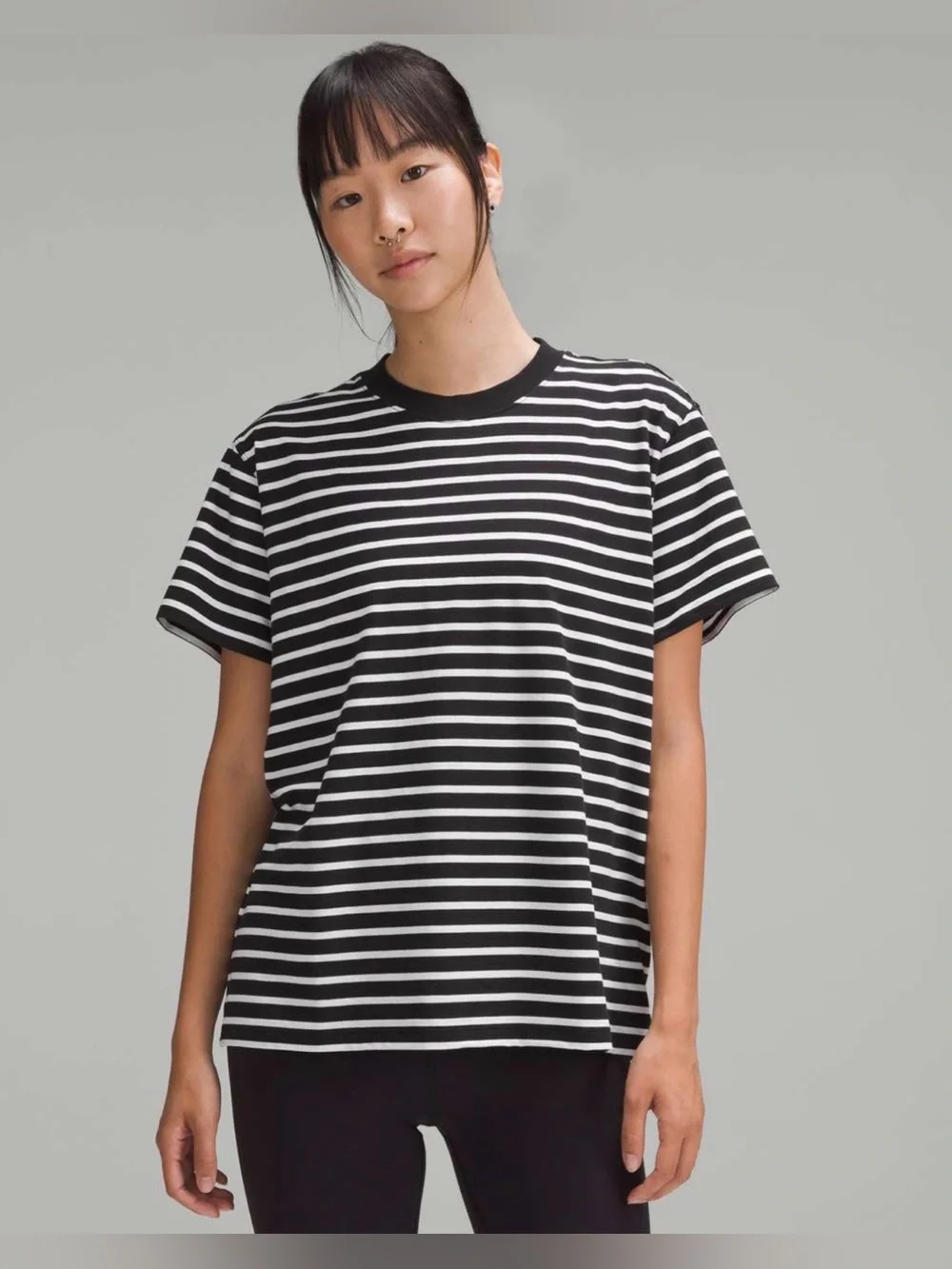 Lululemon All Yours Cotton T-Shirt Yachtie Stripe  2